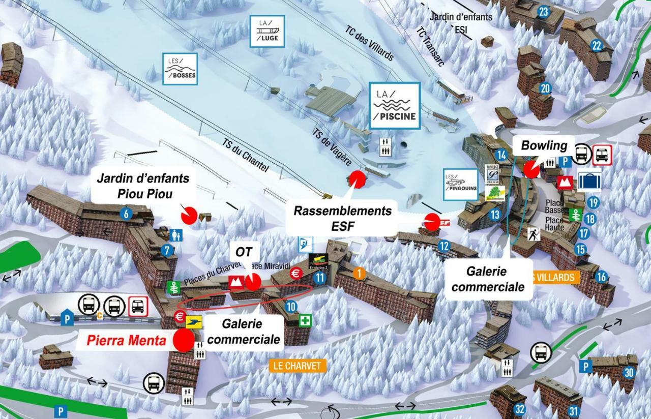 Studio Arc 1800 Skis Aux Pieds Les Arcs  Dış mekan fotoğraf